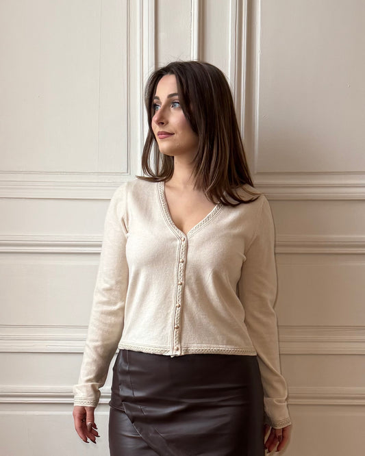 Gilet fin en cachemire