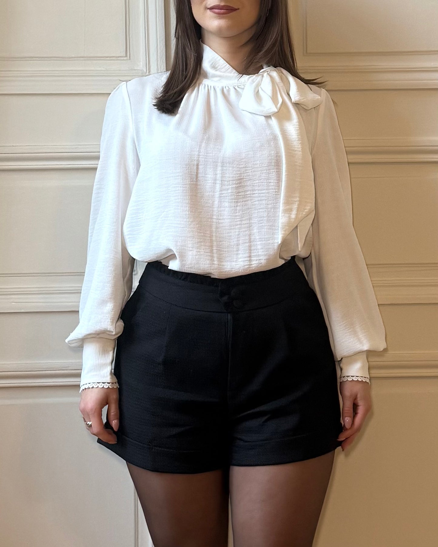Blouse col Lavallière