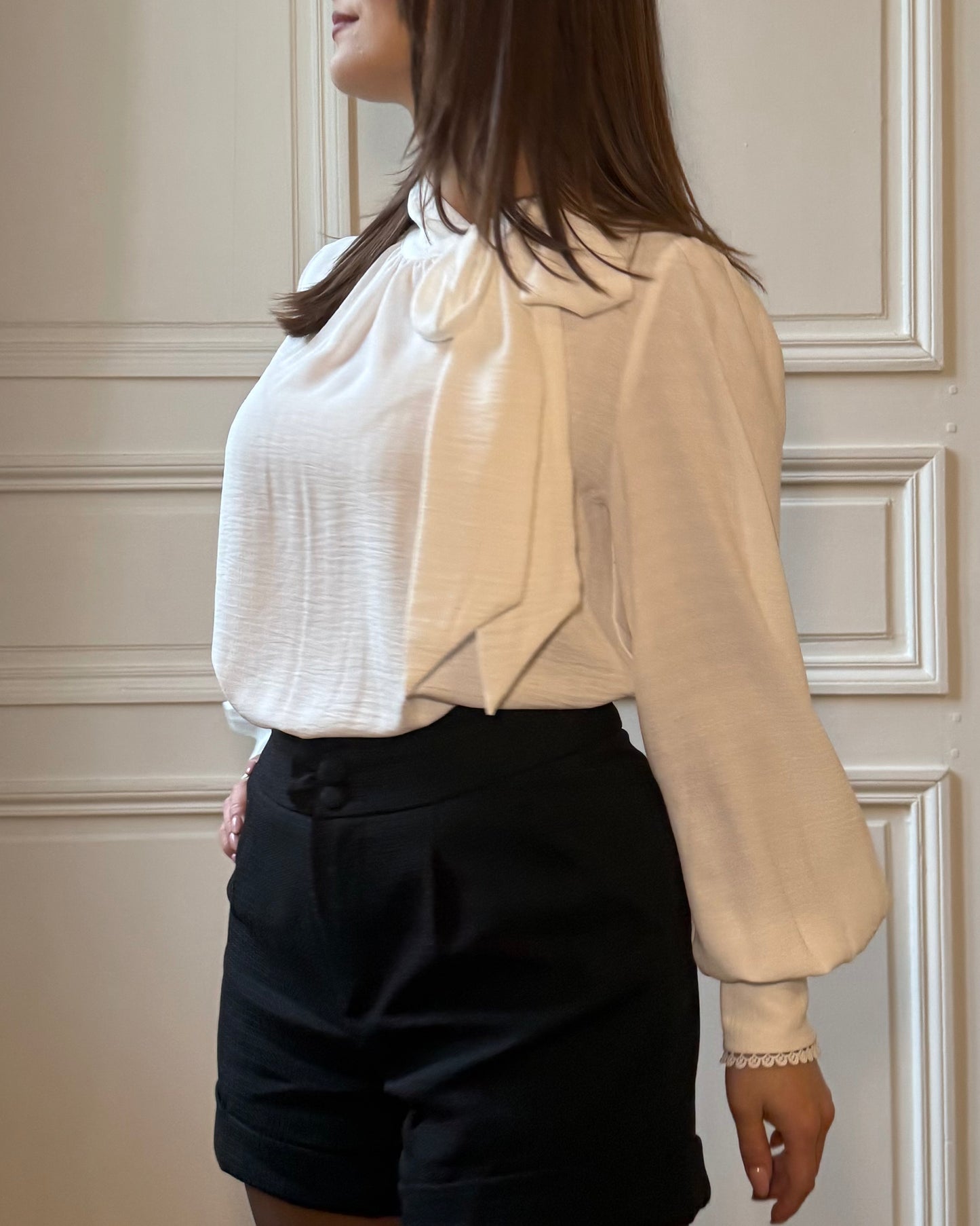 Blouse col Lavallière