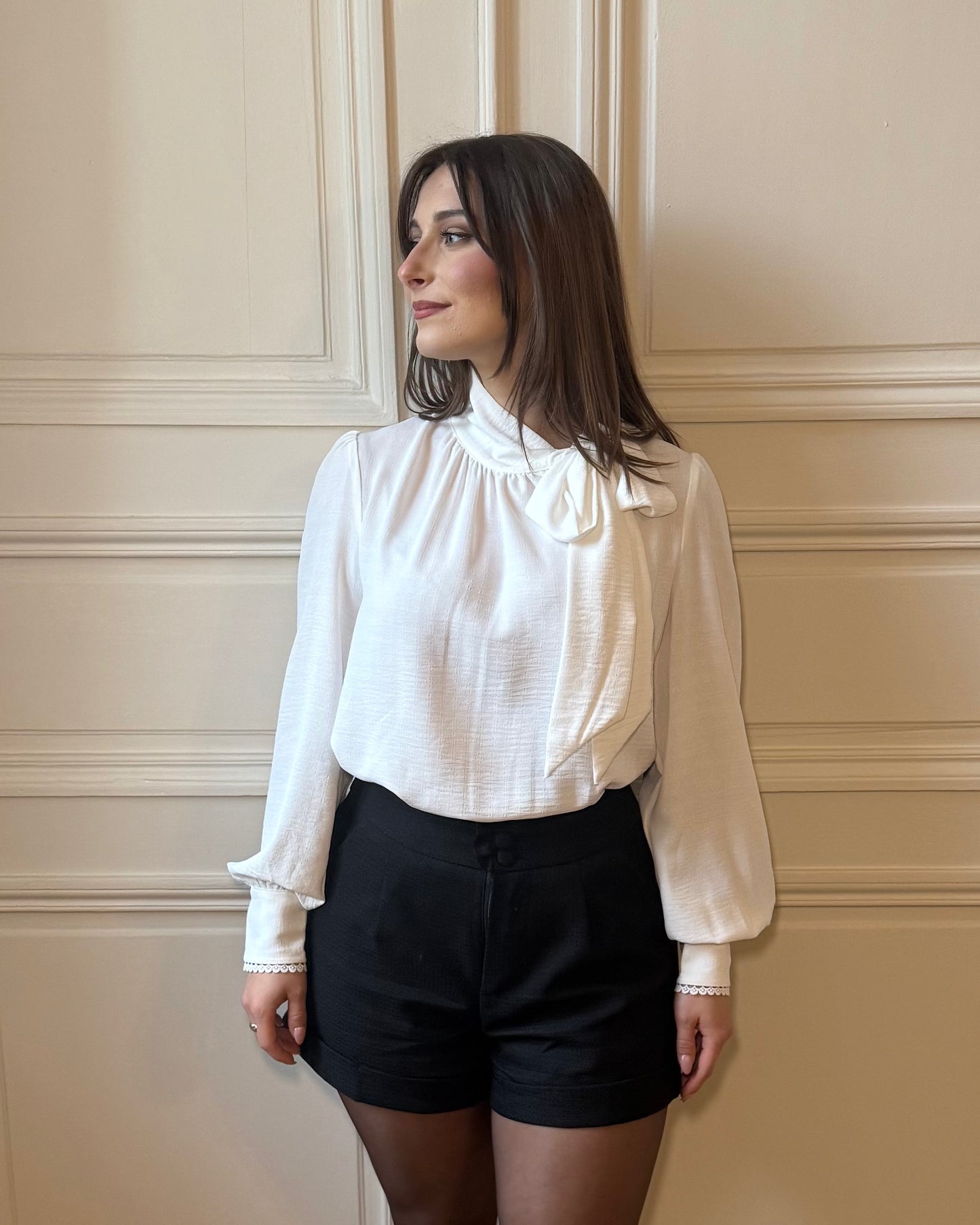 Blouse col Lavallière