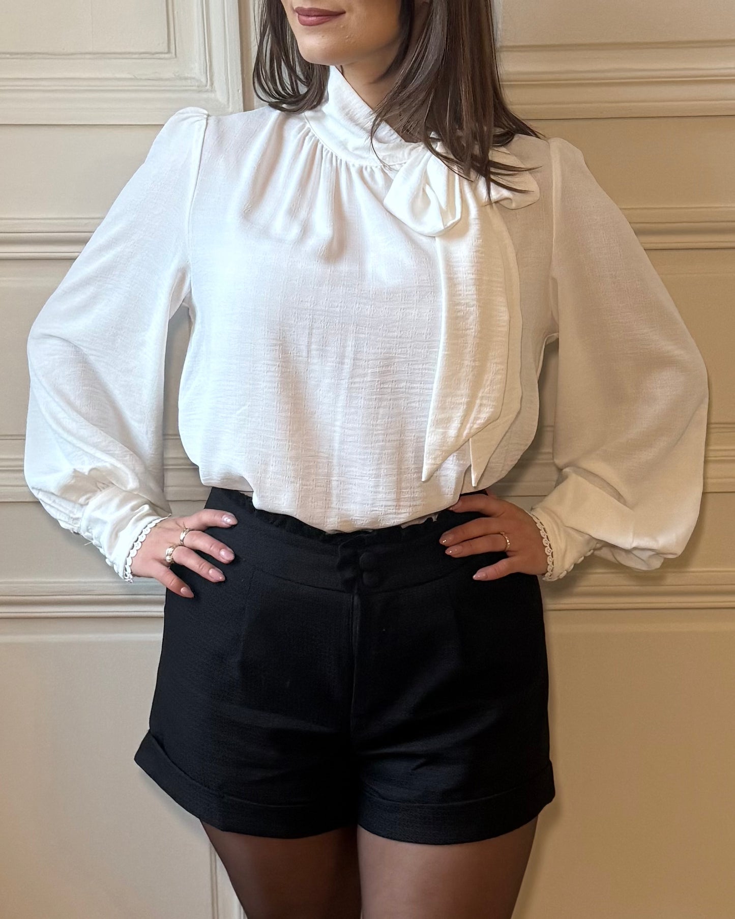Blouse col Lavallière