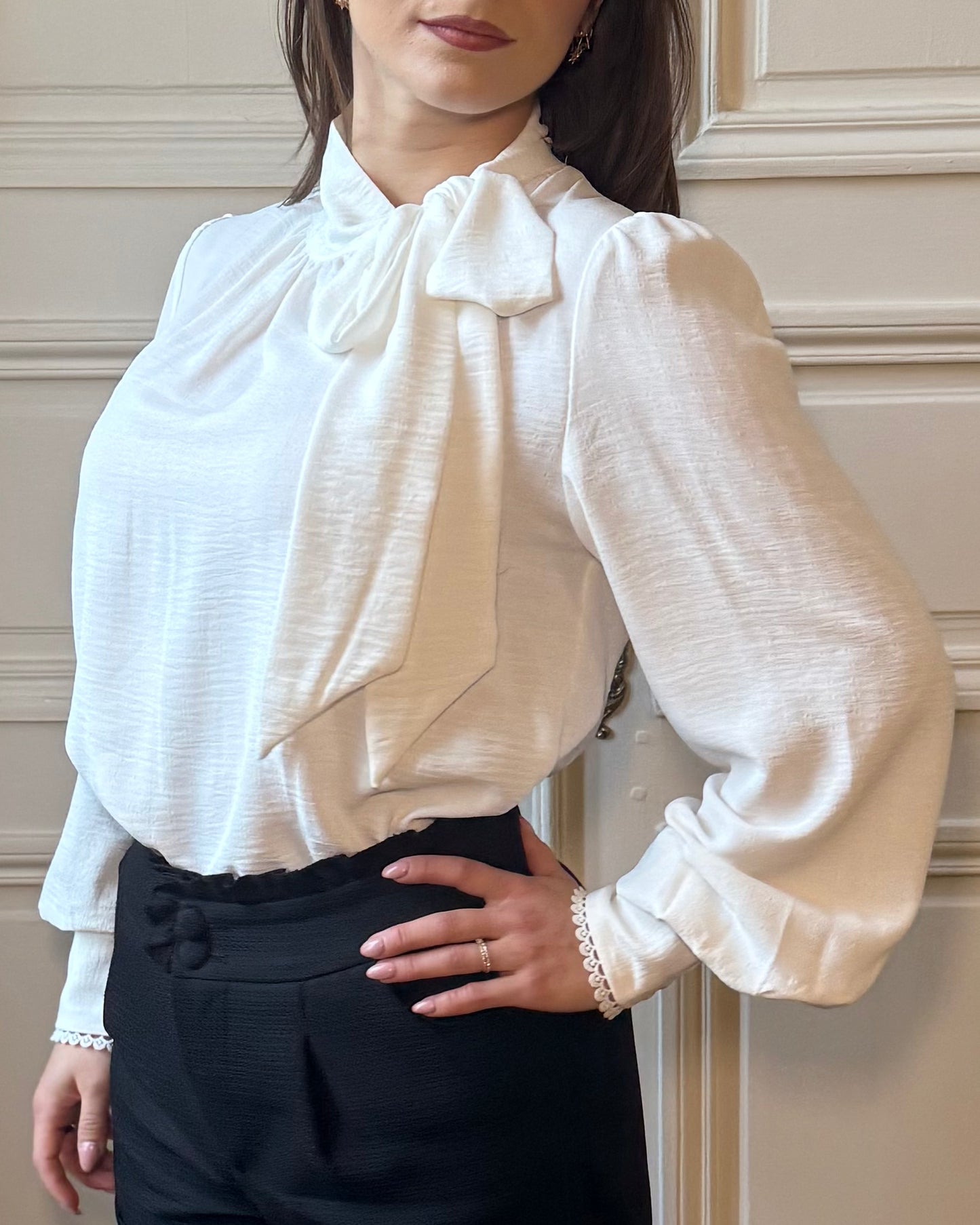 Blouse col Lavallière