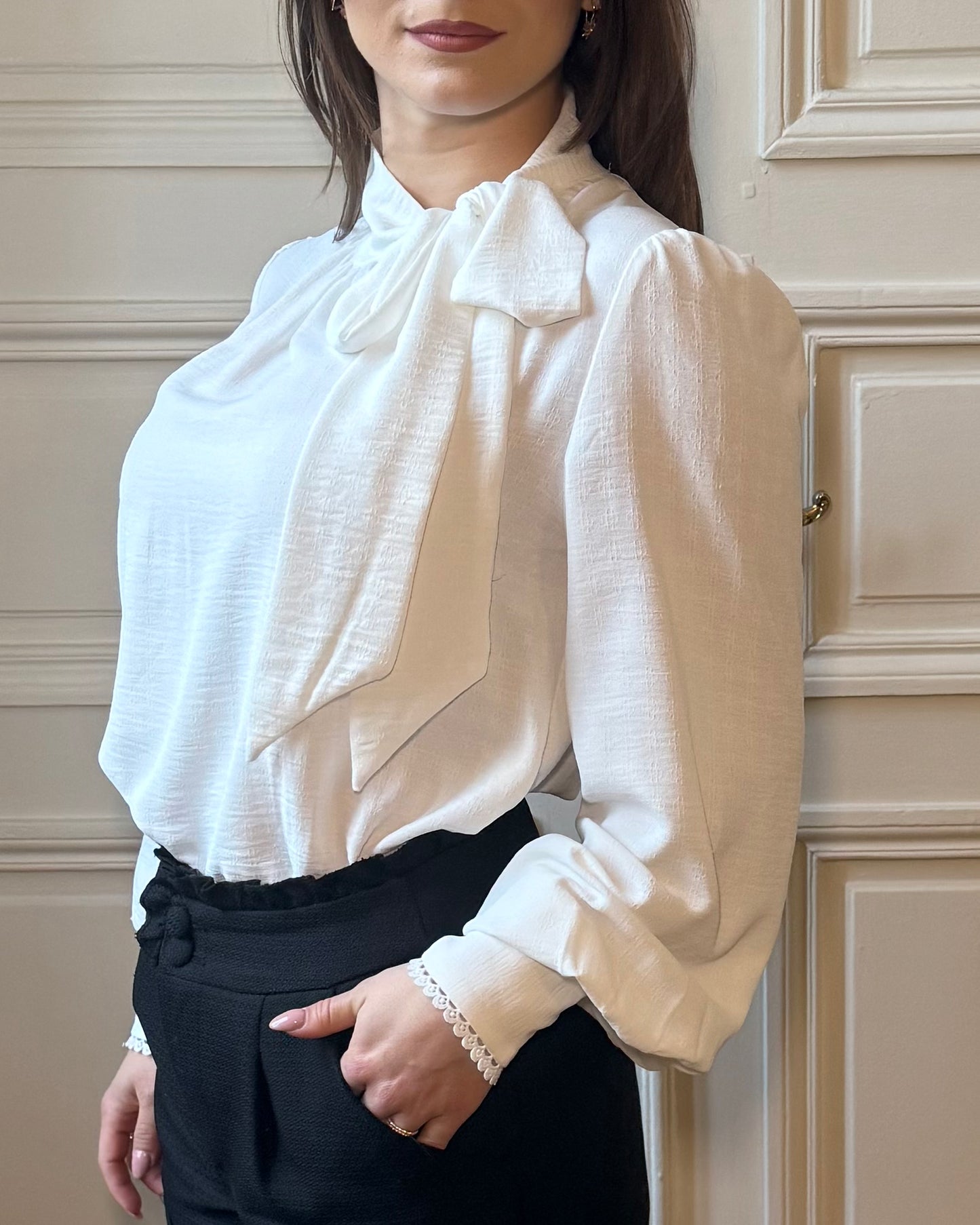 Blouse col Lavallière