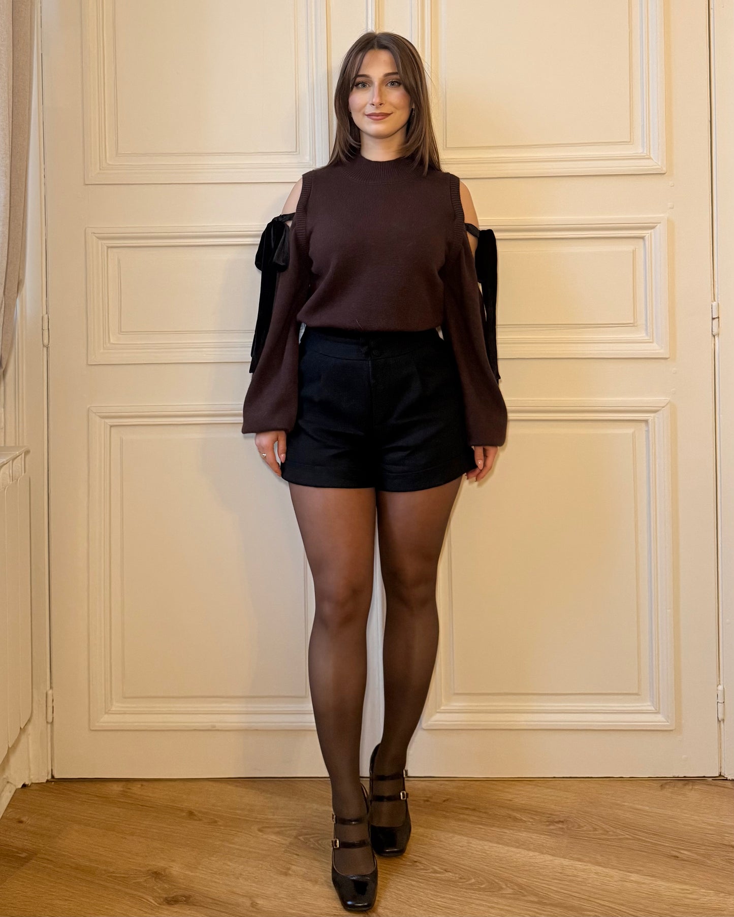 Pull épaules nues