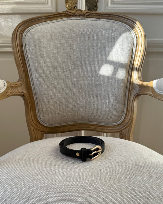Ceinture fine noire