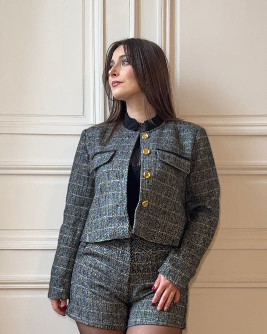 Veste en tweed courte